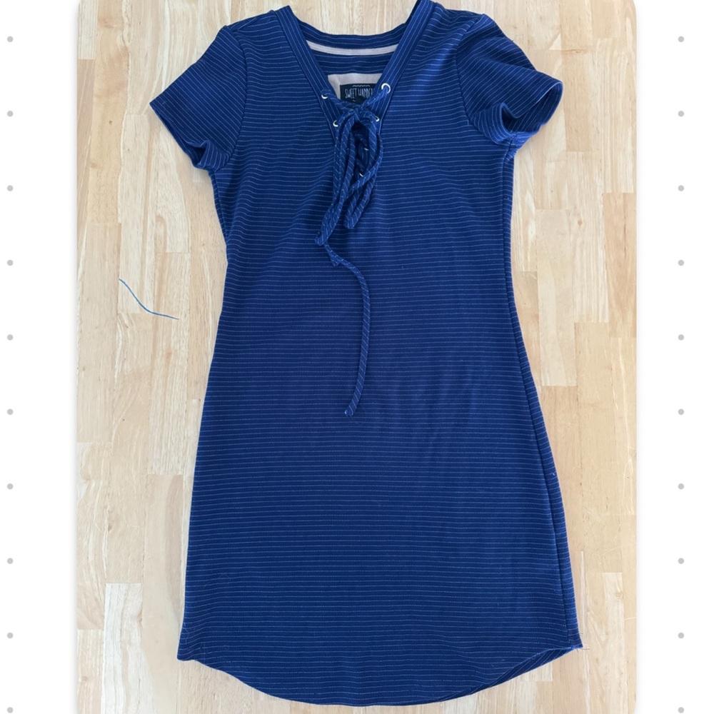 Sweet Wanderer Royal Blue Dress